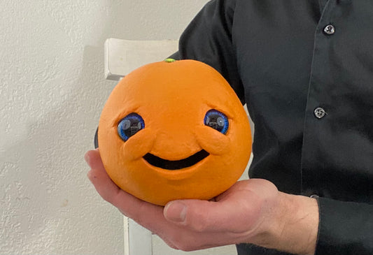 Professional Ventriloquist Puppet Orange