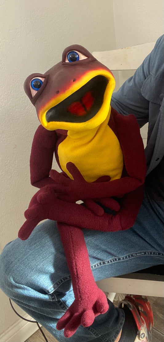 Professional Ventriloquist Puppet Salamander Sam